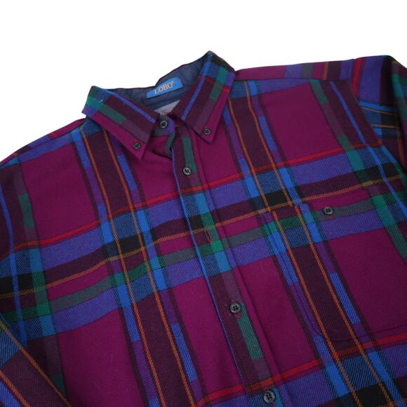 Vintage Lobo Pendleton %100 Wool Shirt - Picture 6 of 9